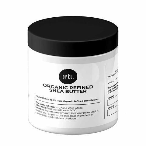 Darrahopens Health & Beauty > Skincare 200g Refined Shea Butter Jar - Organic Pure African Karite Moisturiser
