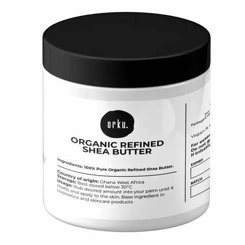 Darrahopens Health & Beauty > Skincare 500g Refined Shea Butter Jar - Organic Pure African Karite Moisturiser