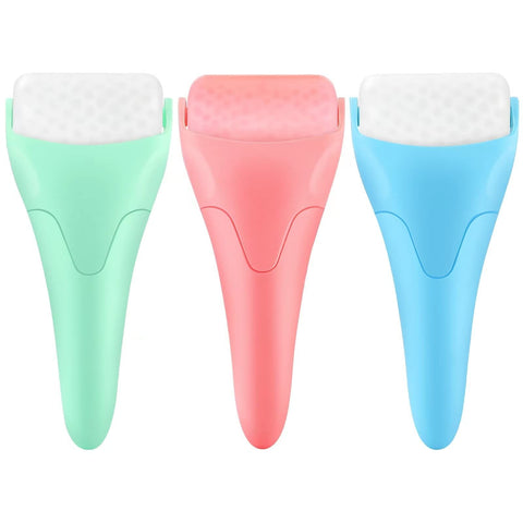 Darrahopens Health & Beauty > Skincare > Facial Cleansers 3 Pack for Face & Eye Puffiness Relief for Men and Women, Reduce Wrinkles, Massager Under Eye Puffiness（pink,green,blue,18.5*8.5*4.2cm )