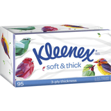 Darrahopens Health & Beauty > Skincare > Facial Cleansers Kleenex Soft & Thick 3 Ply Facial Tissues 1 Pack of 95