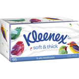 Darrahopens Health & Beauty > Skincare > Facial Cleansers Kleenex Soft & Thick 3 Ply Facial Tissues 1 Pack of 95