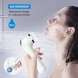 Darrahopens Health & Beauty > Skincare > Facial Cleansers Multifunctional Electric Facial Cleanser - 6-in-1 Electric Facial Cleanser - Home Beauty Device - IPX7 Waterproof - 5 Brush Heads - Hot Compress Facial Cleanser