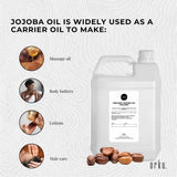 Darrahopens Health & Beauty > Skincare > Facial Lotions & Moisturisers 5L Organic Jojoba Oil - Golden Pure Cold Pressed Seed For Hair Skin Nails
