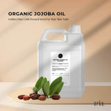 Darrahopens Health & Beauty > Skincare > Facial Lotions & Moisturisers 5L Organic Jojoba Oil - Golden Pure Cold Pressed Seed For Hair Skin Nails