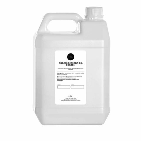 Darrahopens Health & Beauty > Skincare > Facial Lotions & Moisturisers 5L Organic Jojoba Oil - Golden Pure Cold Pressed Seed For Hair Skin Nails