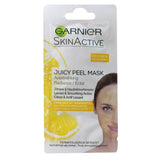 Darrahopens Health & Beauty > Skincare > Skincare Masks & Peels GARNIER 8mL SKINACTIVE JUICY PEEL MASK LEMON & SMOOTHING ACTIVE