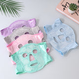 Darrahopens Health & Beauty > Skincare > Skincare Masks & Peels Green Reusable Cooling Gel Bead Face Mask and Eye Mask Set - Soothing Therapy for Puffy Eyes, Headaches and Facial Relaxation