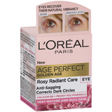 Darrahopens Health & Beauty > Skincare > Skincare Masks & Peels LOreal Paris Golden Age Perfect Rosy Radiant Eye Cream Anti Sagging Mature to Dull Skin 15ml