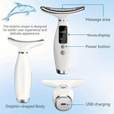 Darrahopens Health & Beauty > Skincare > Skincare Masks & Peels Neck & Face Massager Heated Skincare Tool (7-in-1)