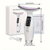 Darrahopens Health & Beauty > Skincare > Skincare Masks & Peels Neck & Face Massager Heated Skincare Tool (7-in-1)