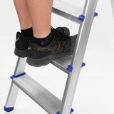 Darrahopens Home & Garden 5 Step Ladder Multi Purpose Foldable Folding Aluminium Home Office Shop