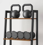 Darrahopens Home & Garden 5-Tier Industrial Bookcase, Rustic Brown