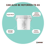 Darrahopens Home & Garden 5Kg Sodium Percarbonate Tub - Eco Laundry Cleaner Brew Sanitiser Oxygen Bleach