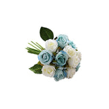 Darrahopens Home & Garden > Artificial Plants > Artificial Flowers & Plants 12 Heads Silk Rose Artificial Flowers Fake Bouquet - modena