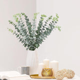 Darrahopens Home & Garden > Artificial Plants > Artificial Flowers & Plants Artificial Eucalyptus Leaf Flowers Fake Green Plant Nordic Home Party Decor