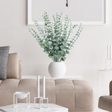 Darrahopens Home & Garden > Artificial Plants > Artificial Flowers & Plants Artificial Eucalyptus Leaf Flowers Fake Green Plant Nordic Home Party Decor