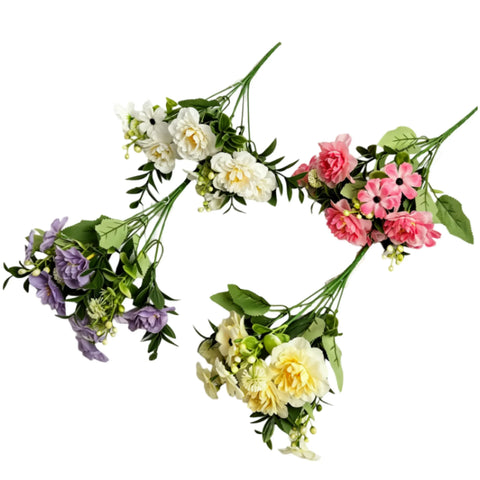 Darrahopens Home & Garden > Artificial Plants > Artificial Flowers & Plants Bulk 24 Artificial Platycodon Flower Bunch 30cm 4 Asst In Australia - Darrahopens
