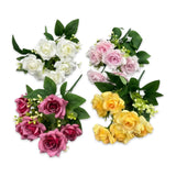 Darrahopens Home & Garden > Artificial Plants > Artificial Flowers & Plants Bulk 24 Artificial Rose Bunch 30cm 4 Asst In Australia - Darrahopens