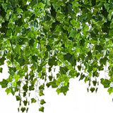 Darrahopens Home & Garden > Artificial Plants > Artificial Flowers & Plants Green Ivy Garland - 2m Long Leaf Garland 25 Meters Compatible with Decorating