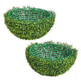 Darrahopens Home & Garden > Artificial Plants > Artificial Flowers & Plants VEVOR Artificial Topiary Ball, 584mm Faux Boxwood Plant Balls, Fake Silk Tree Look Real, Easy Assembly for Decor Front Porch Outdoor Patio Garden Balcony Backyard and Indoor Home Wedding, Green