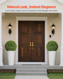 Darrahopens Home & Garden > Artificial Plants > Artificial Flowers & Plants VEVOR Artificial Topiary Ball, 584mm Faux Boxwood Plant Balls, Fake Silk Tree Look Real, Easy Assembly for Decor Front Porch Outdoor Patio Garden Balcony Backyard and Indoor Home Wedding, Green