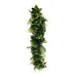Darrahopens Home & Garden > Artificial Plants > Artificial Hanging Plants Artificial Extendable Hanging Flowering Cedar Vine UV Resistant 55cm