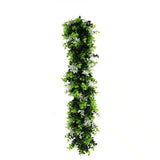 Darrahopens Home & Garden > Artificial Plants > Artificial Hanging Plants Artificial Extendable Hanging Flowering White Eucalyptus Vine UV Resistant 55cm