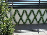 Darrahopens Home & Garden > Artificial Plants > Artificial Hanging Plants Artificial Extendable Hanging Flowering White Eucalyptus Vine UV Resistant 55cm