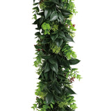 Darrahopens Home & Garden > Artificial Plants > Artificial Hanging Plants Artificial Extendable Hanging Wreath UV Resistant 55cm