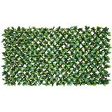 Darrahopens Home & Garden > Artificial Plants > Artificial Hanging Plants Premium Laurel Leaf Artificial Hedge Extendable Trellis / Screen 2 Meter By 1 Meter UV Resistant (PVC)