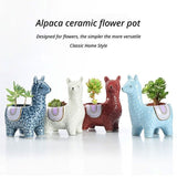 Darrahopens Home & Garden > Artificial Plants > Artificial Potted Plants Alpaca Red Ceramic Planter