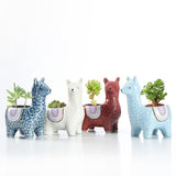 Darrahopens Home & Garden > Artificial Plants > Artificial Potted Plants Alpaca White Ceramic Planter