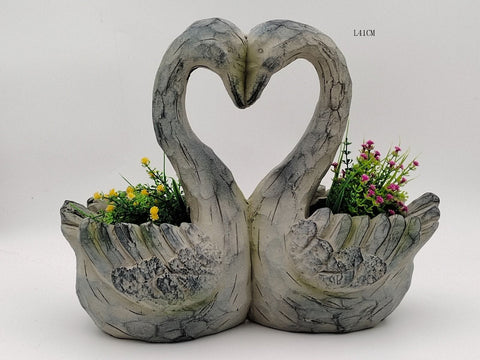 Darrahopens Home & Garden > Artificial Plants > Artificial Potted Plants Swan Planter
