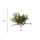 Darrahopens Home & Garden > Artificial Plants > Artificial Trees Artificial Royal Purple Fern Stem UV Resistant 33cm