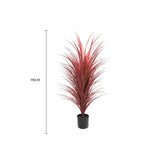 Darrahopens Home & Garden > Artificial Plants > Artificial Trees Burgundy Potted Artificial Long Grass (Yucca Grass) 115cm UV Resistant