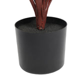 Darrahopens Home & Garden > Artificial Plants > Artificial Trees Burgundy Potted Artificial Long Grass (Yucca Grass) 115cm UV Resistant