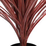 Darrahopens Home & Garden > Artificial Plants > Artificial Trees Burgundy Potted Artificial Long Grass (Yucca Grass) 115cm UV Resistant