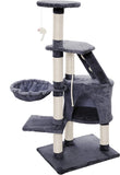 Darrahopens Home & Garden > Artificial Plants > Artificial Trees CARLA HOME 120cm Cat Tree for Indoor Cats with Condo, Hammock & Plush Perchfor for Kittens & Adult Cats