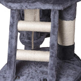 Darrahopens Home & Garden > Artificial Plants > Artificial Trees CARLA HOME 120cm Cat Tree for Indoor Cats with Condo, Hammock & Plush Perchfor for Kittens & Adult Cats