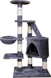 Darrahopens Home & Garden > Artificial Plants > Artificial Trees CARLA HOME 120cm Cat Tree for Indoor Cats with Condo, Hammock & Plush Perchfor for Kittens & Adult Cats