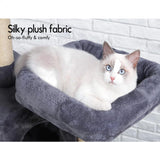 Darrahopens Home & Garden > Artificial Plants > Artificial Trees CARLA HOME 180cm Cat Tree Tower for Indoor Cats with Plush Perches, Dual Condos, Natural Sisal Scratching Posts & Ramps for Kittens & Adult Cats (Grey)