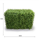 Darrahopens Home & Garden > Artificial Plants > Artificial Trees Deluxe Portable Buxus Hedge UV Resistant 100cm Long x 50cm High