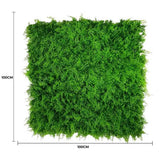 Darrahopens Home & Garden > Artificial Plants > Artificial Trees Mediterranean Fern Vertical Garden / Green Wall UV Resistant 1m x 1m
