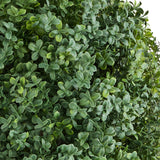 Darrahopens Home & Garden > Artificial Plants > Artificial Trees VEVOR Artificial Topiary Boxwood Trees with Ground Spike, 2 Set 686mm Faux Shrubs & Bushes Potted Plants, Fake Silk Tree Look Real for Decor Front Porch Outdoor Indoor Patio Garden Balcony Backyard