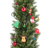 Darrahopens Home & Garden > Artificial Plants > Artificial Trees VEVOR Artificial Topiary Cedar Trees, 2 Set 1524mm Faux Pine Shrubs Plants, Fake Silk Tree Look Real, Easy Assembly for Decor Front Porch Outdoor Patio Garden Balcony Backyard Indoor Office