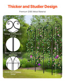 Darrahopens Home & Garden > Artificial Plants > Artificial Trees VEVOR Garden Trellis for Climbing Plants, 87 x 20 in, 4 Packs Rustproof Metal Garden Flower Trellis, Outdoor Climbing Rose Trellis Cucumbers Support, Decorative Clematis Trellis for Courtyards Lawns