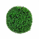 darrahopens Home & Garden > Artificial Plants Large Green Leaf Buxus 'Faulkner' Topiary Ball 48cm UV Stabilised