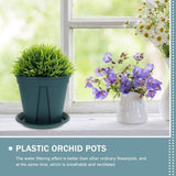 Darrahopens Home & Garden > Artificial Plants > Pots, Planters & Accessories 28-Pack Decorative Nursery Flower Pots with Multiple Drainage Holes for Gardeners, 4.7 x 4.7 x 8.3 Inches In Australia - Darrahopens