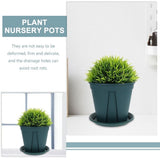 Darrahopens Home & Garden > Artificial Plants > Pots, Planters & Accessories 28-Pack Decorative Nursery Flower Pots with Multiple Drainage Holes for Gardeners, 4.7 x 4.7 x 8.3 Inches In Australia - Darrahopens