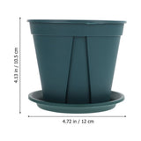 Darrahopens Home & Garden > Artificial Plants > Pots, Planters & Accessories 28-Pack Decorative Nursery Flower Pots with Multiple Drainage Holes for Gardeners, 4.7 x 4.7 x 8.3 Inches In Australia - Darrahopens